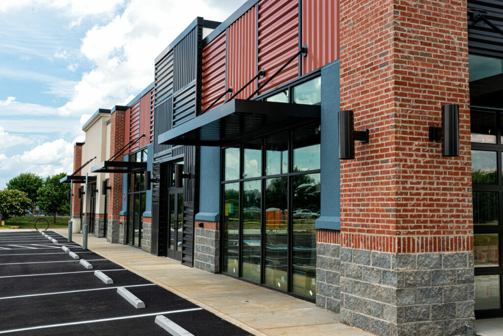Exterior view of commercial property